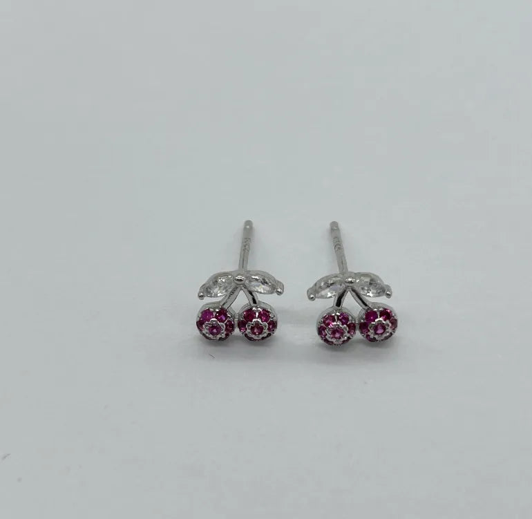 PENDIENTES CEREZA
