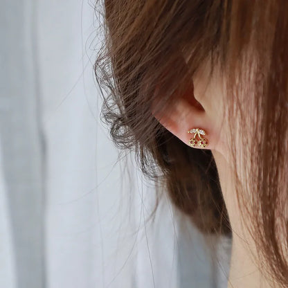 PENDIENTES CEREZA