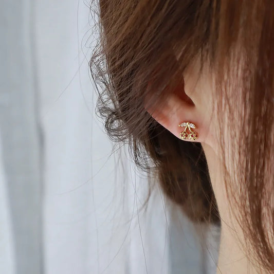 PENDIENTES CEREZA