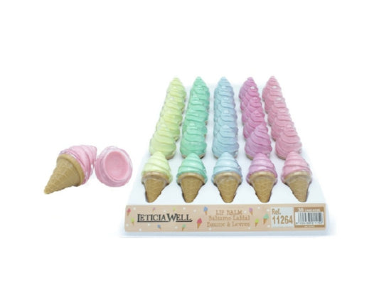 BÁLSAMO LABIAL EN FORMA DE HELADO, LETICIA WELL